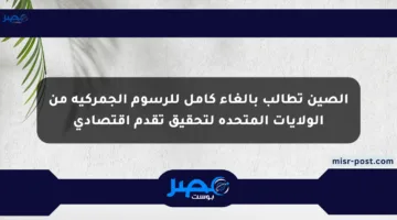 الصين تطالب بإلغاء كامل للرسوم الجمركية من الولايات المتحدة لتحقيق تقدم اقتصادي